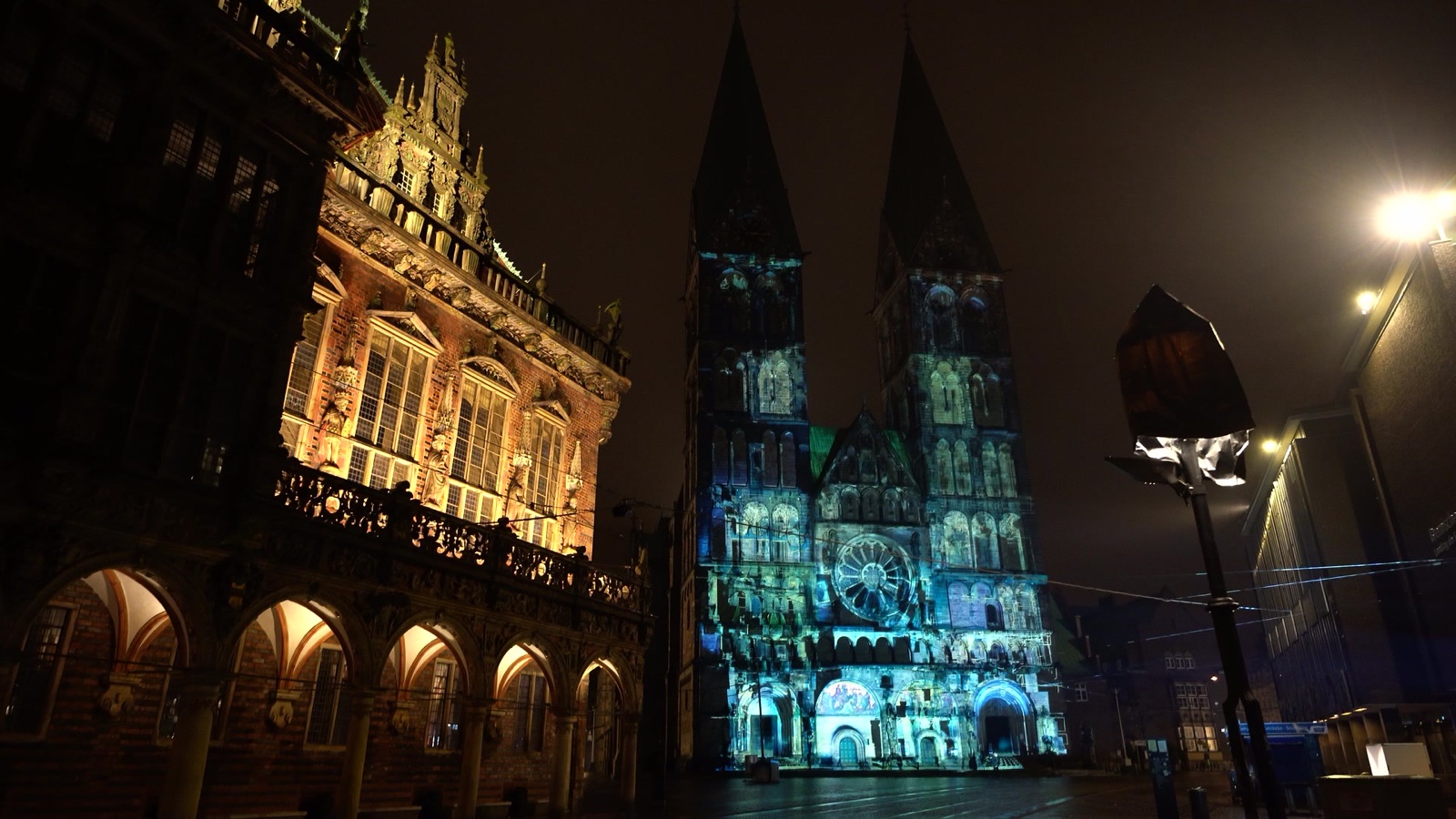 RE:SORB — the projection mapping on the façade at St. Petri Dom 2021, view 3 of 3