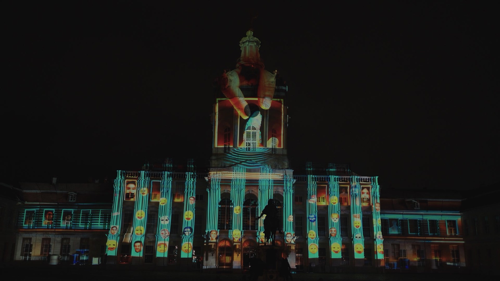 RE:SORB — the projection mapping on the façade at Charlottenburg Palace 2025, view 2 of 3