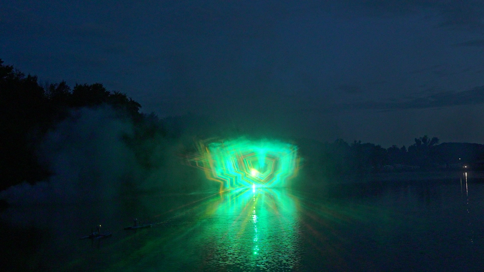RE:SORB — the holographic light installation at Outdoor installation 2023, view 1 of 6