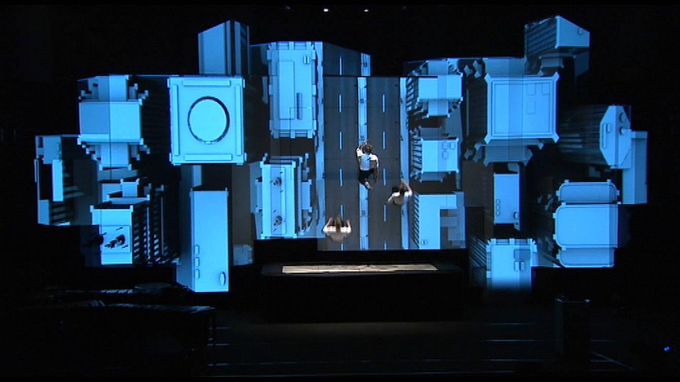 RE:SORB — the projected installation at Hannover Congress Centrum 2011, view 3 of 5